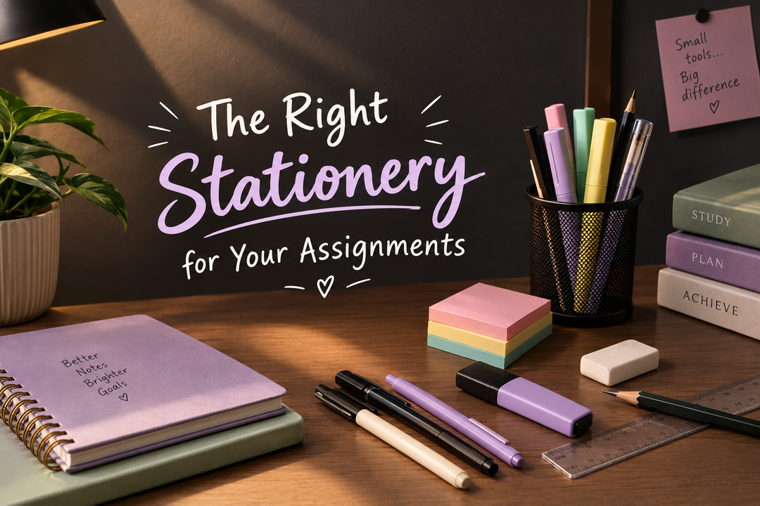 Best Stationery for Assignments - Must Have Study Supplies