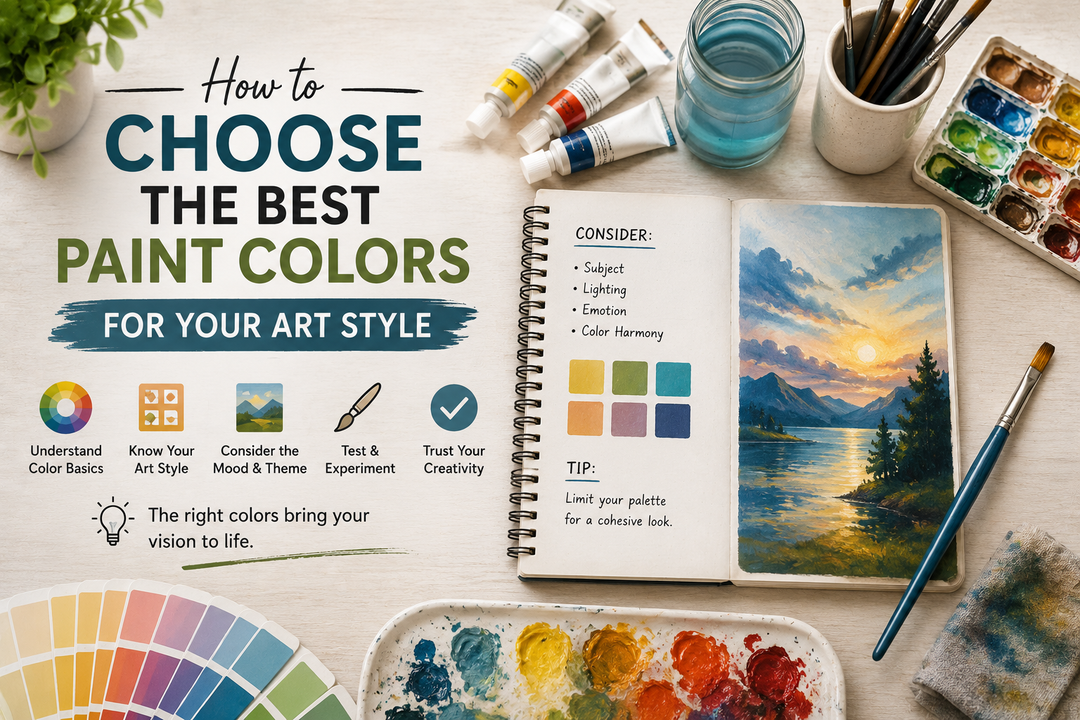 How to Choose the Best Paint Colors for Your Art Style