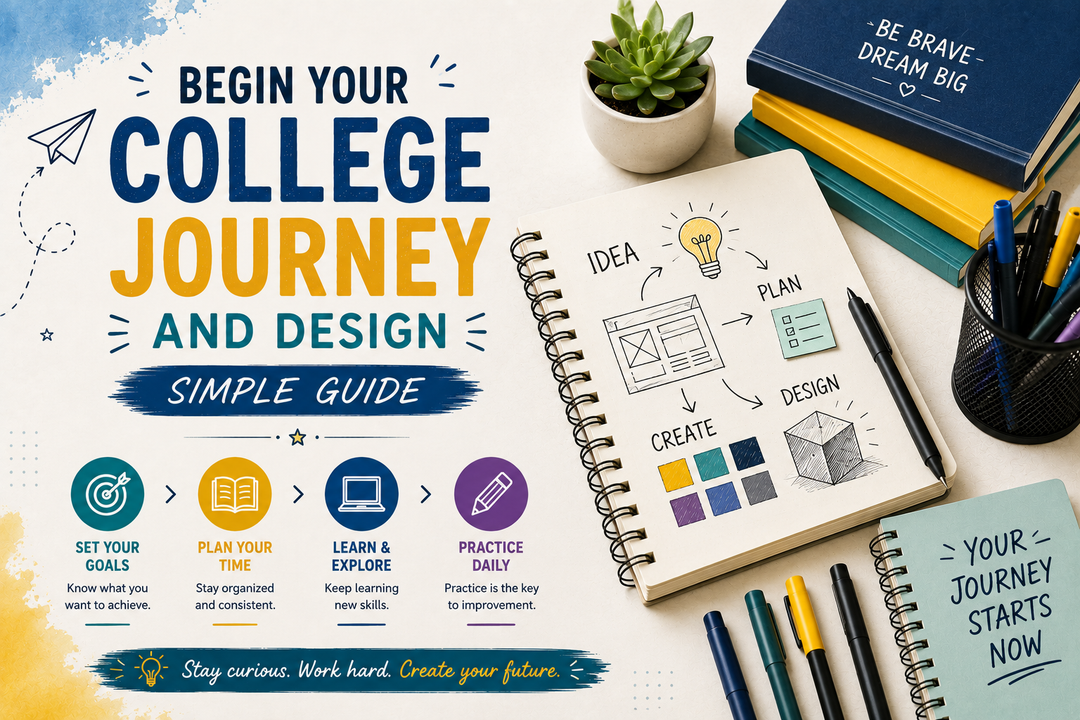 Begin Your College Journey And Design - Simple Guide