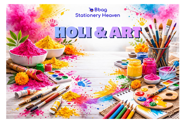 Holi Art Inspiration: Festival of Colors Drawing Ideas & Stationery Guide