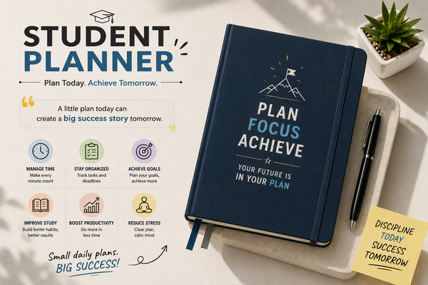Student Planner for Better Study Planning and Productivity