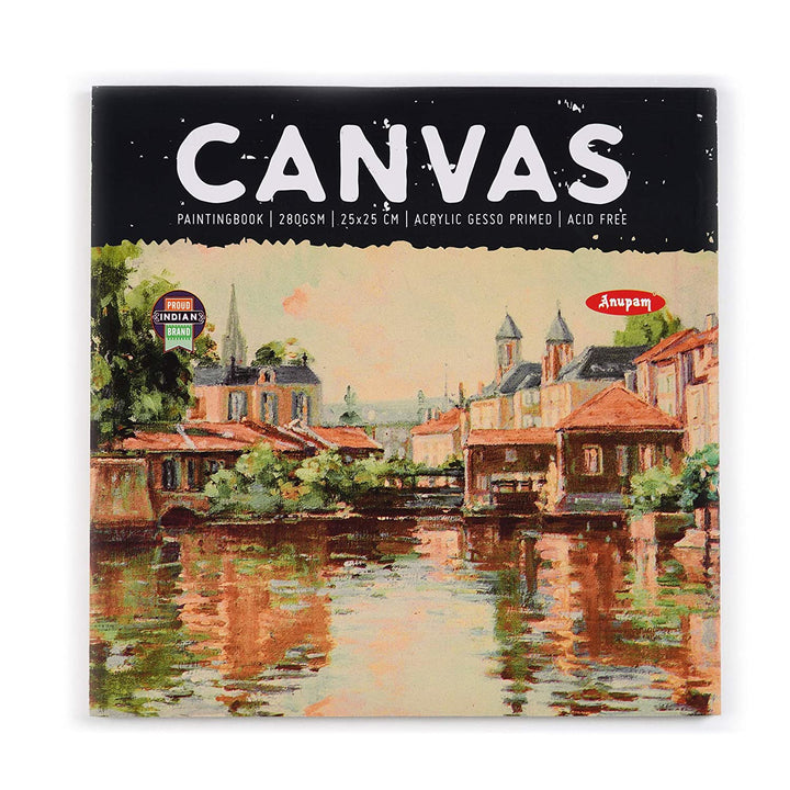 ANUPAM Canvas Painting Book 25X25cm  280GSM 10pg