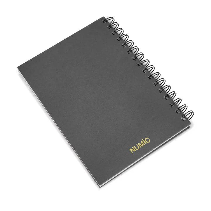 Numic Generic Planner 365 A5 – Undated Daily Planner (Black, Blue, Brown & Grey)