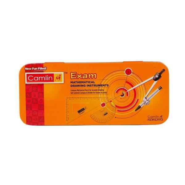 Camlin Exam Geometry Box With Mathematical Drawing Instruments.