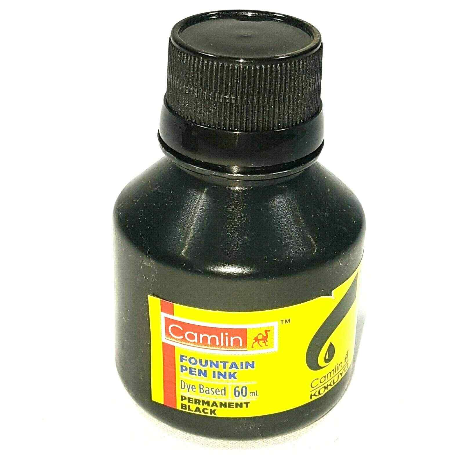 Permanent Black Camlin Fountain Pen Ink