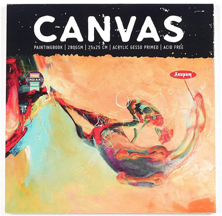 ANUPAM Canvas Painting Book 25X25cm  280GSM 10pg