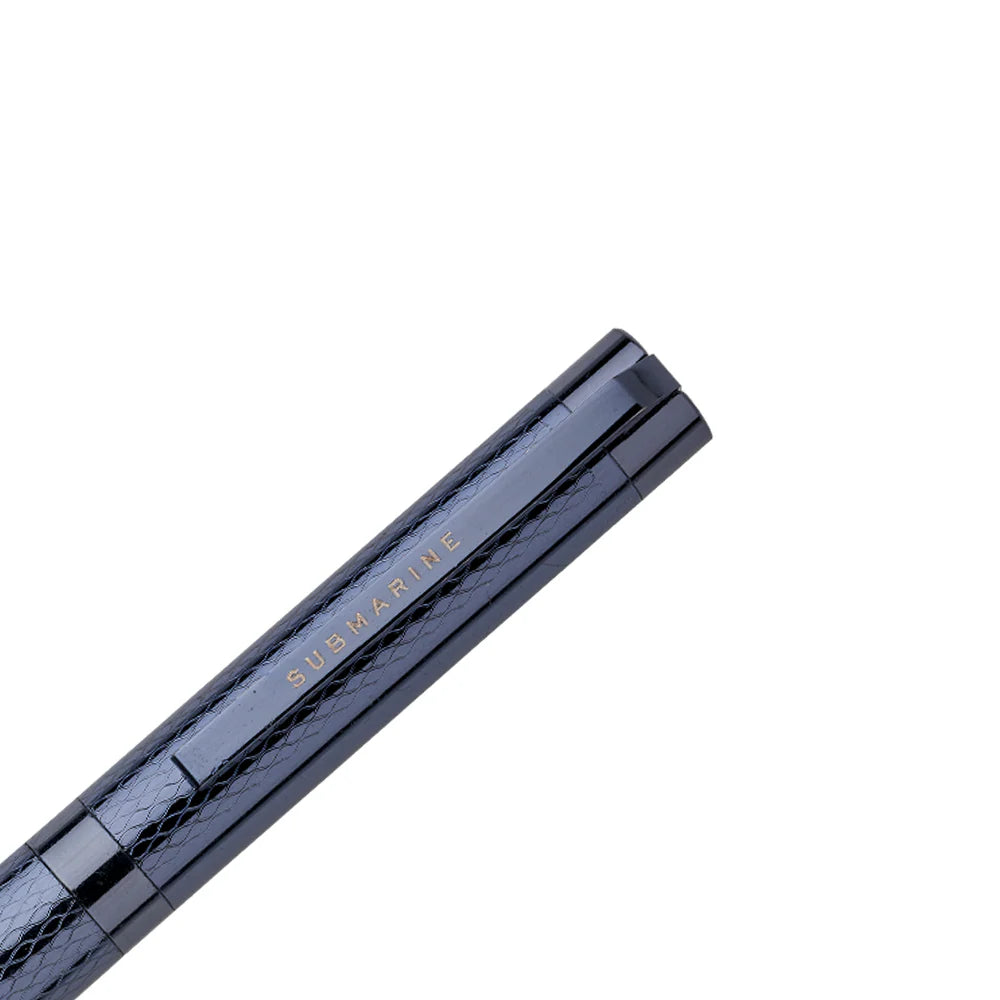 Submarine 1011 Blue Plated Roller Pen Premium Writing Pen Bbag | India’s Best Online Stationery Store