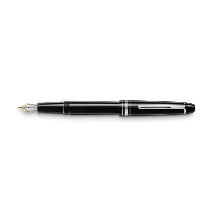 Montblanc 145 Meisterstuck Platinum Line Black Medium Fountain Pen Bbag | India’s Best Online Stationery Store