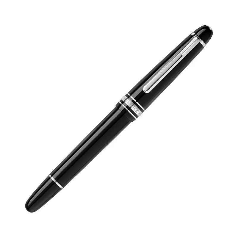 Montblanc 145 Meisterstuck Platinum Line Black Medium Fountain Pen Bbag | India’s Best Online Stationery Store
