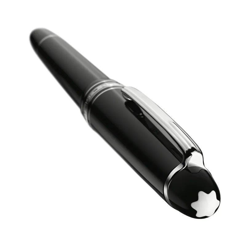 Montblanc 145 Meisterstuck Platinum Line Black Medium Fountain Pen Bbag | India’s Best Online Stationery Store
