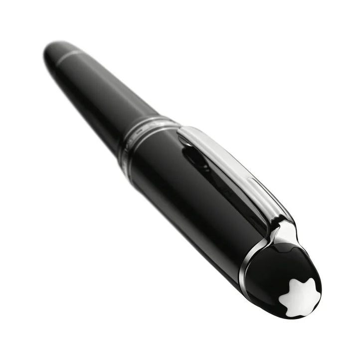 Montblanc 145 Meisterstuck Platinum Line Black Medium Fountain Pen Bbag | India’s Best Online Stationery Store