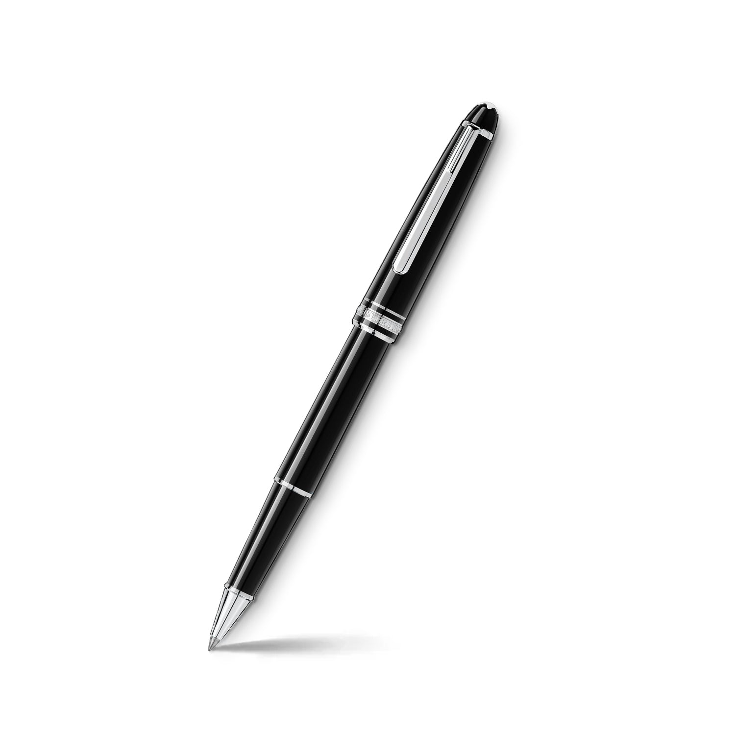 Montblanc Meisterstuck Platinum-Coated Rollerball Pen Black Bbag | India’s Best Online Stationery Store