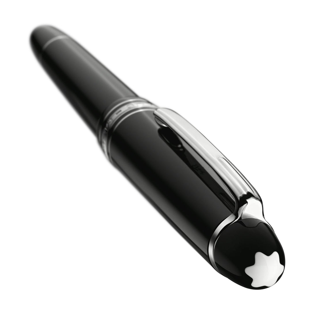 Montblanc Meisterstuck Platinum-Coated Rollerball Pen Black Bbag | India’s Best Online Stationery Store