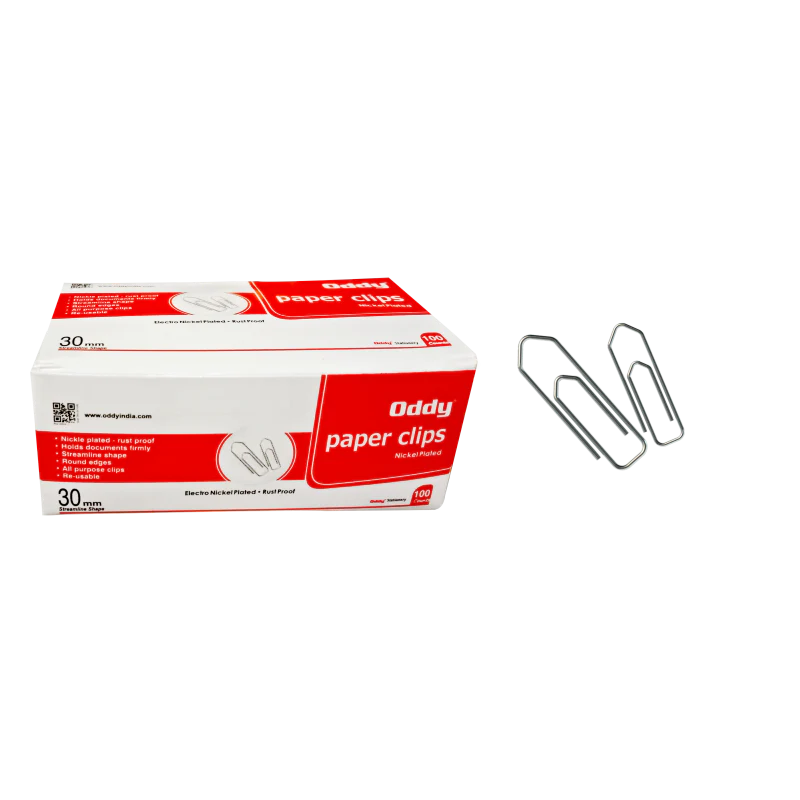 Oddy Nickel Plated Paper Clips Oddy