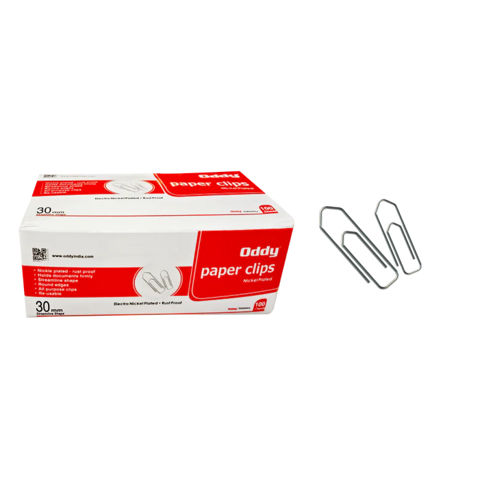 Oddy Nickel Plated Paper Clips Oddy