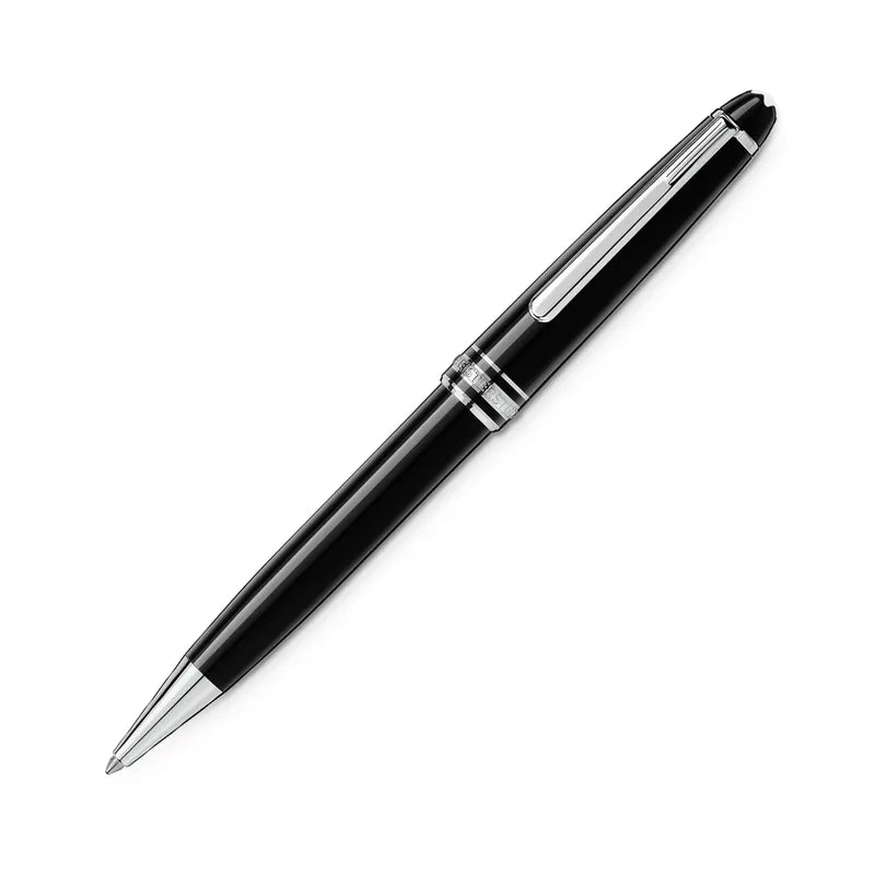 Montblanc 164 Meisterstück Platinum Black Ballpoint Pen Bbag | India’s Best Online Stationery Store