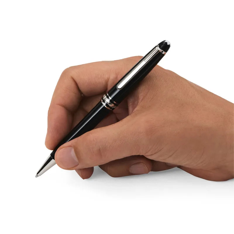Montblanc 164 Meisterstück Platinum Black Ballpoint Pen Bbag | India’s Best Online Stationery Store