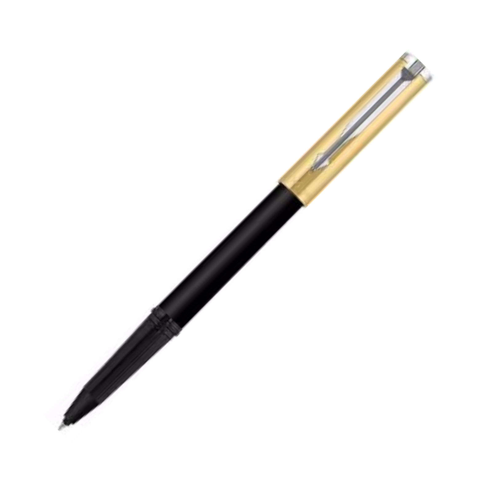Parker Beta Premium Gold With Stainless Steel Trim Roller Ball Pen Parker