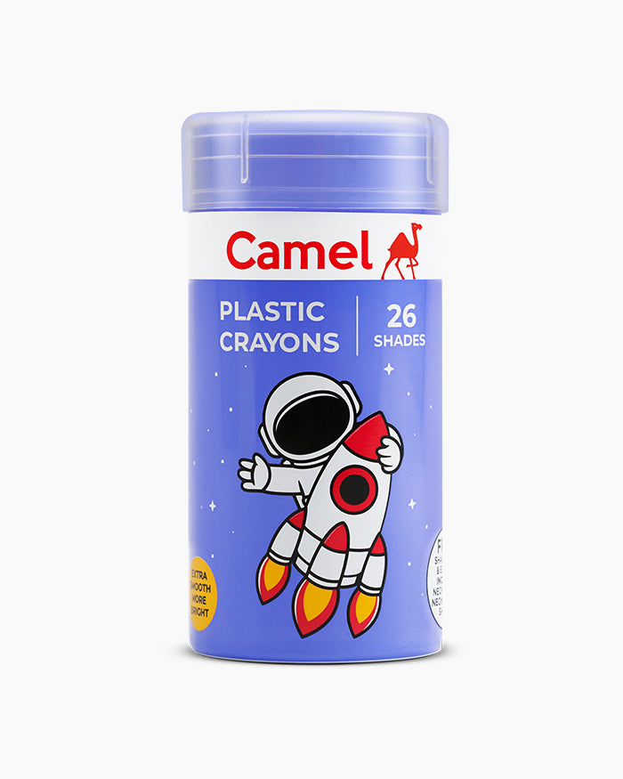 Camel Plastic Crayons 26 Shades - Bbag | India’s Best Online Stationery Store