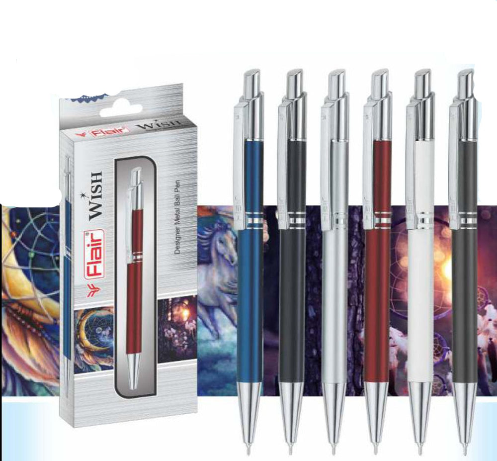 Flair Wish Ball Pen Blue - Bbag | India’s Best Online Stationery Store