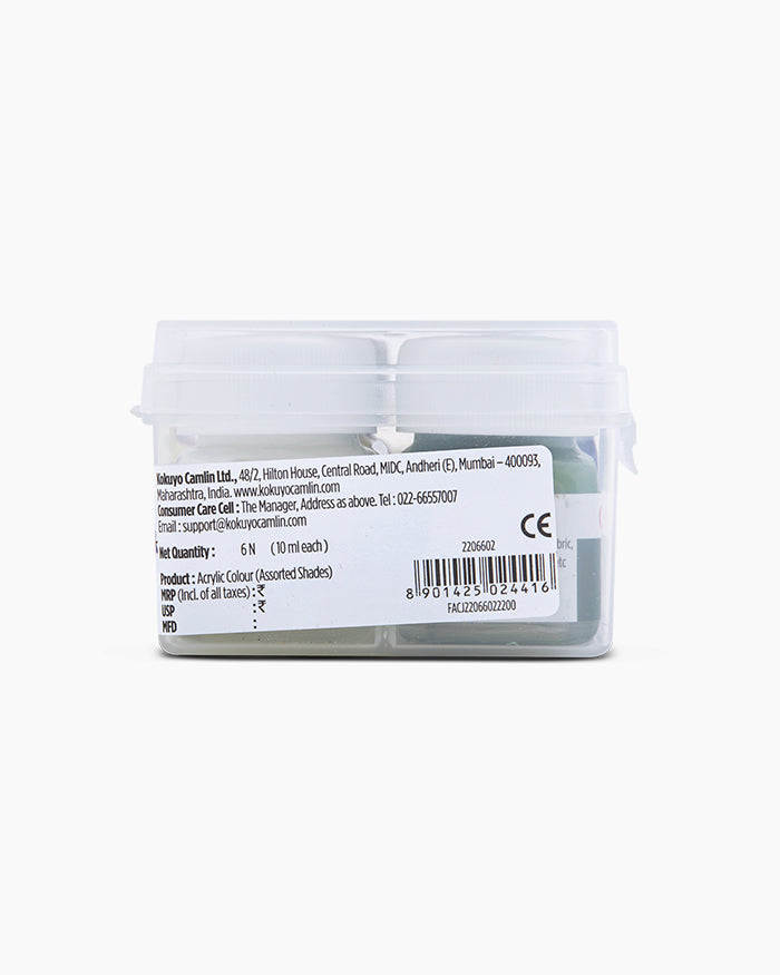 Camel Fabrica Acrylic Colour 6 Shades 10ml