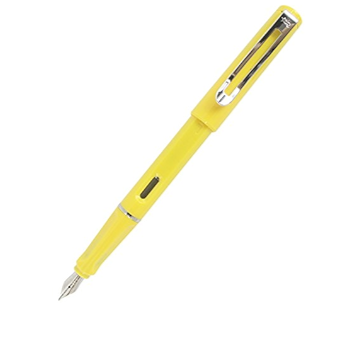 Flair Inky Neon Liquid Ink Fountain Pen in Yellow colour.