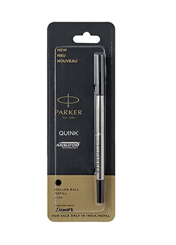 Parker Quink Navigator Roller Ball Refill(Black) - Bbag | India’s Best Online Stationery Store