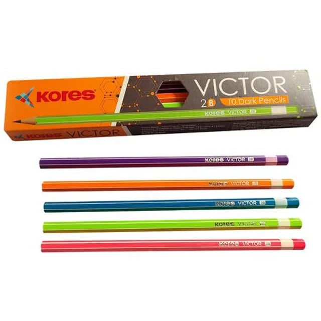 Kores Victor 2B Dark Pencil - Bbag | India’s Best Online Stationery Store