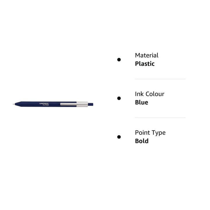 Unomax Digitron Retractable Ballpoint Pen - Bbag | India’s Best Online Stationery Store