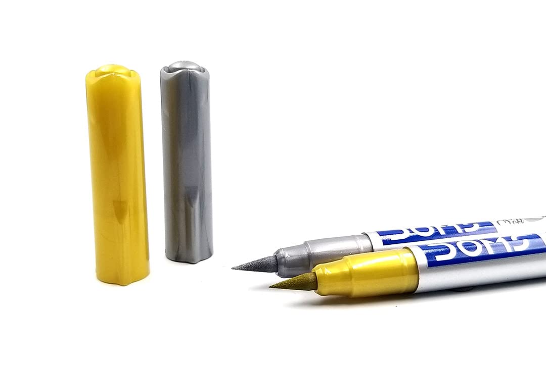 Doms Metallic Brush Pens - Bbag | India’s Best Online Stationery Store