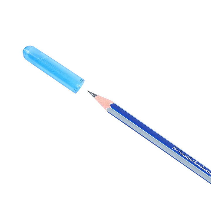 DOMS X1 X-TRA Super Dark Pencil  With transparent Blue Cap.