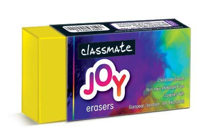 Classmate Neon Joy Eraser yellow colour 
