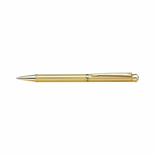 Pierre Cardin Jewel Satin Gold Ball Pen - Premium Writing