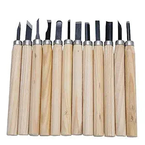Wood Carving Set of 12PCS Bbag | India’s Best Online Stationery Store