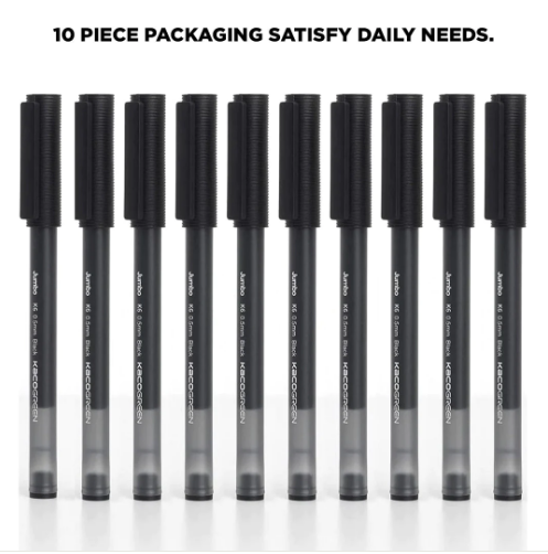 10 Pieces of Kacogreen Jumbo K6 Gel Pen Black ink 