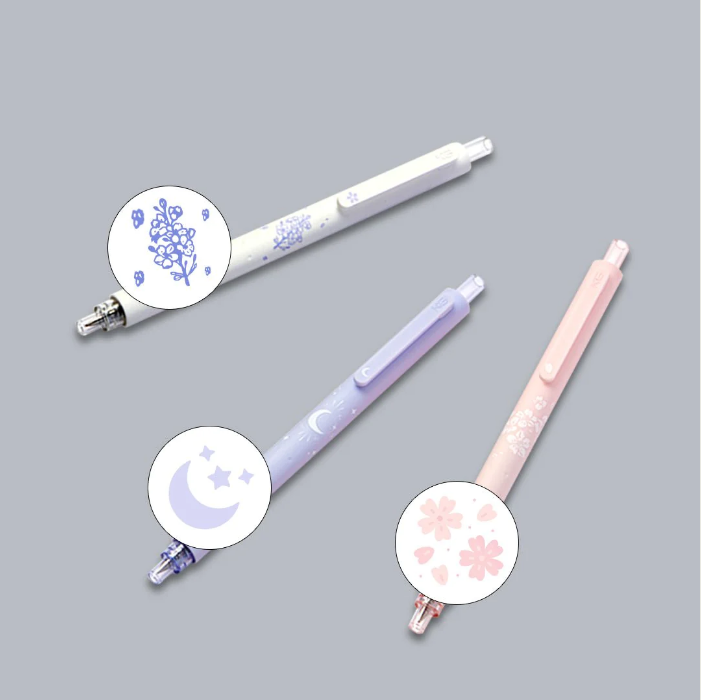 Moon light and Sakura Kacogreen Rocket Gel Pen