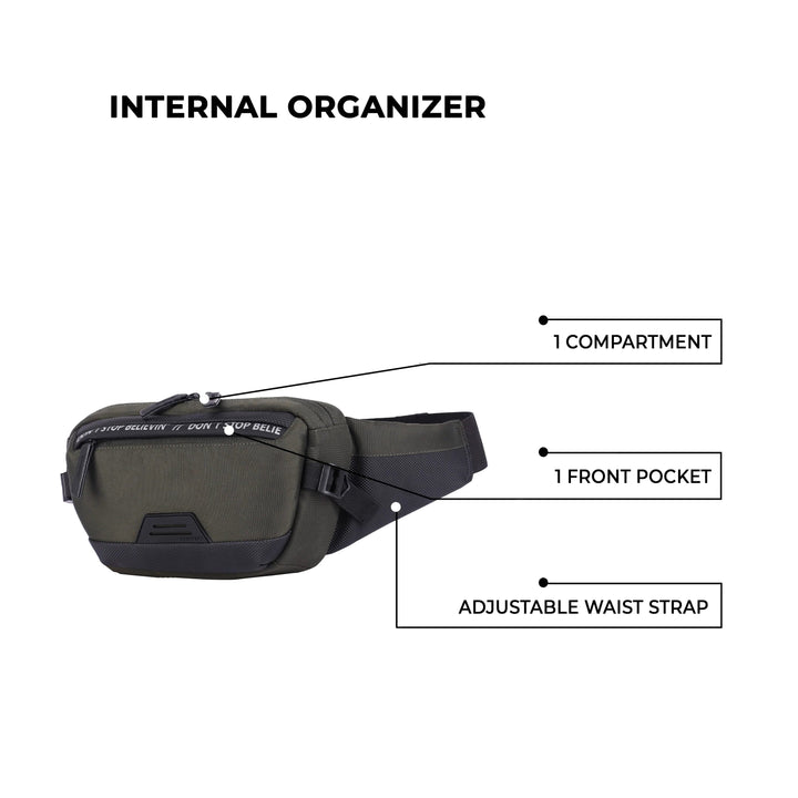 Gear Cloak Waist Pouch 3L Bbag | India’s Best Online Stationery Store