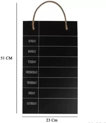 51 cm  * 23 cm dimension of Creative Convert Hanging Multifunctional Weekly Planner 