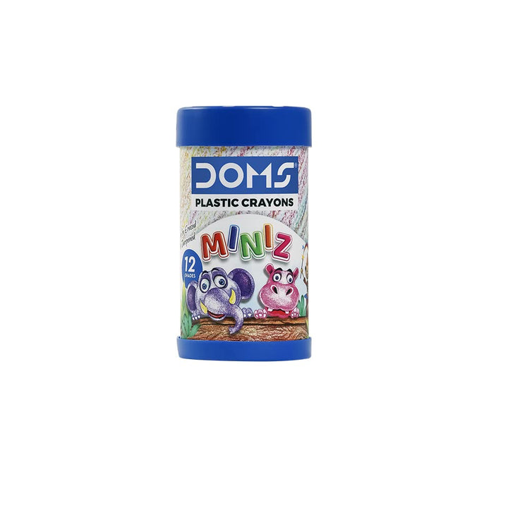 DOMS Miniz Plastic Crayons - Bbag | India’s Best Online Stationery Store
