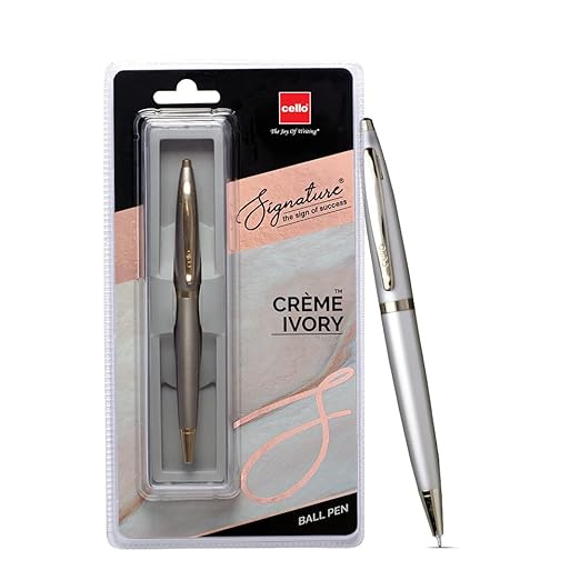 Cello Signature Creme Ivory Ball Pen