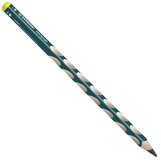 STABILO EASYgraph HB Pencil | Ergonomic Design | Left-Handed Pack of 2