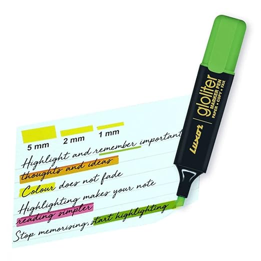 Luxor Gloliter Highlighter - Bbag | India’s Best Online Stationery Store