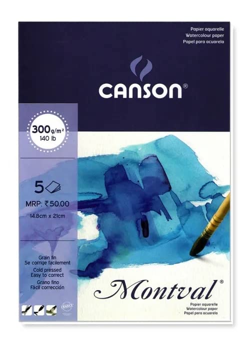 Canson Water Color Paper 5 Sheets Canson