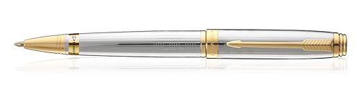 Parker Odyssey Shiny Chrome GT Roller Ball Pen Bbag | India’s Best Online Stationery Store