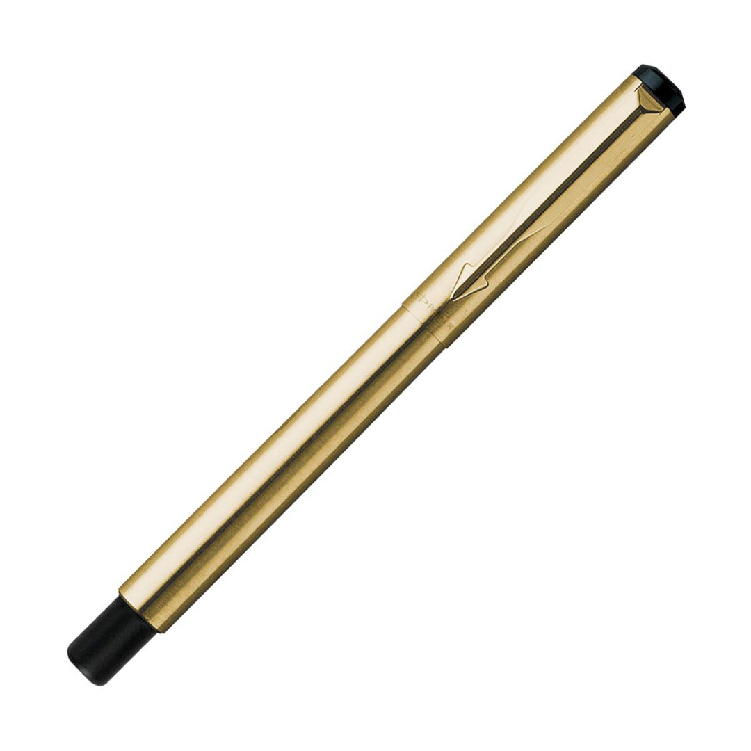 Parker Vector Gold With Gold Trim Roller Ball Pen - Bbag | India’s Best Online Stationery Store