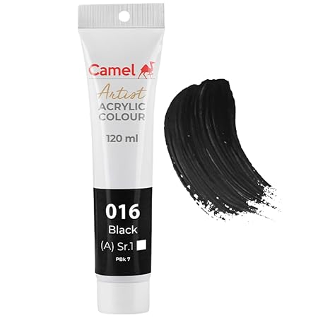 CAMEL ARTIST ACRYLIC COLOUR 3 TUBES 120 ml