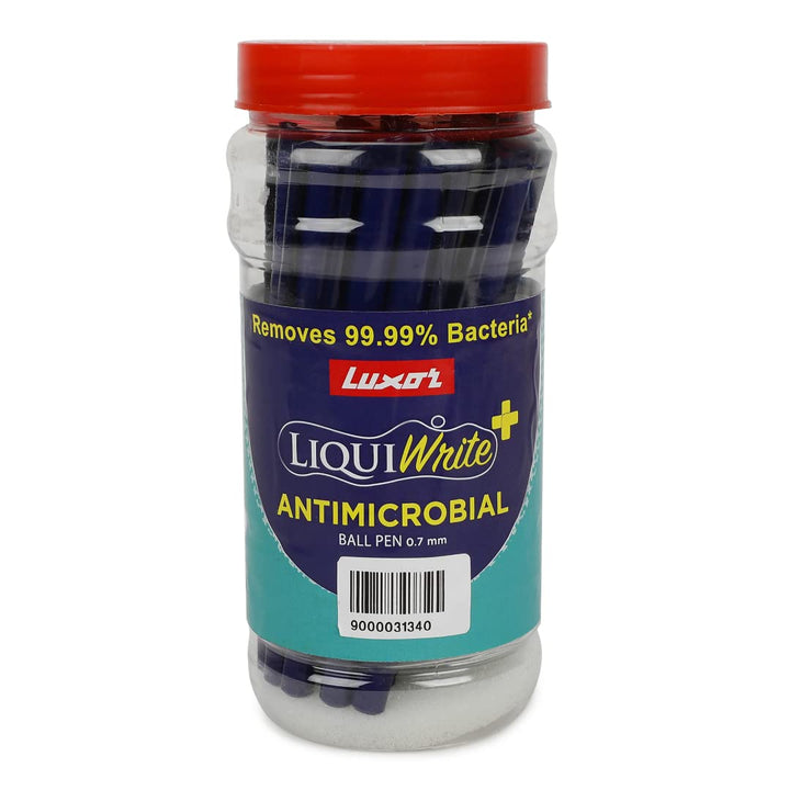 Luxor Liquiwrite Antimicrobial Ball Pen - Bbag | India’s Best Online Stationery Store