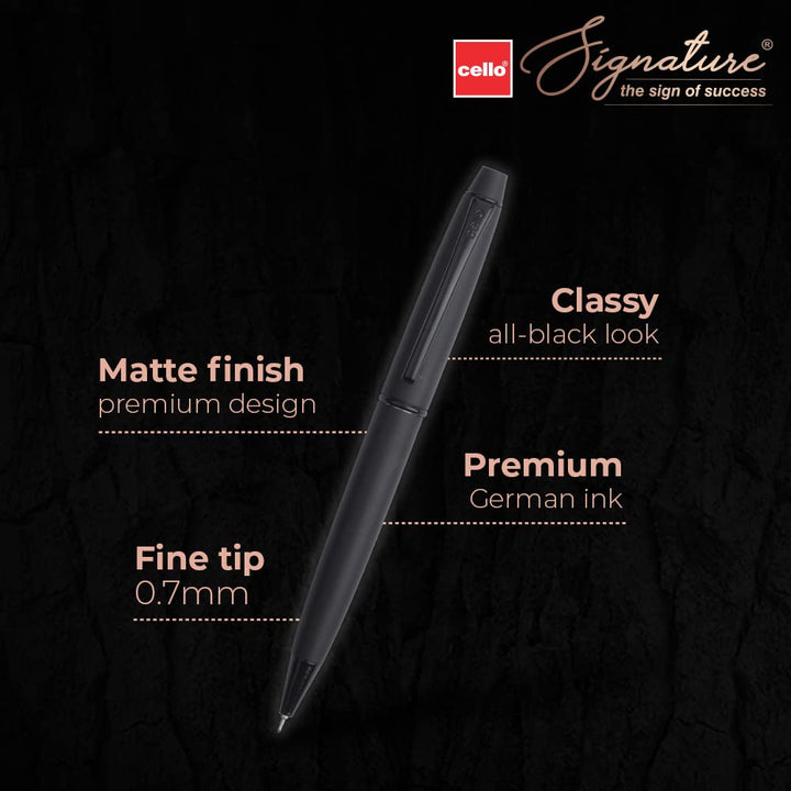 Cello Signature Carbon Ball Pen - Bbag | India’s Best Online Stationery Store