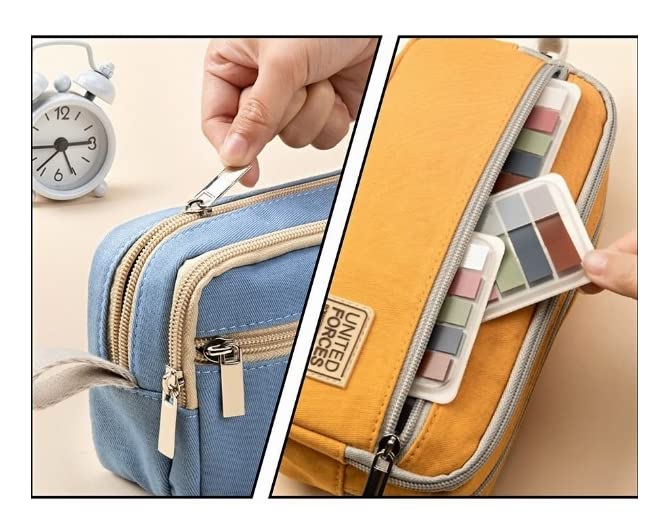 TEMSON Pencil Pouch for Kids – Multi-Purpose Zipper Case for Stationery, Travel, and Daily Use Bbag | India’s Best Online Stationery Store | MANADHAR STATIONERS PRIVATE LIMITED