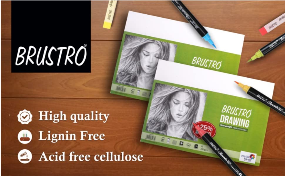 Brustro Drawing Sheets - Bbag | India’s Best Online Stationery Store